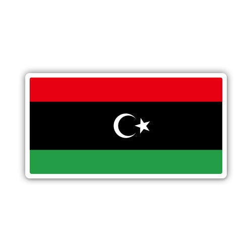 Libya Flag Sticker