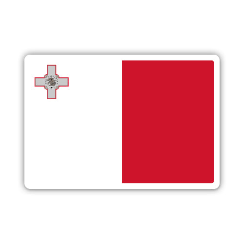 Malta Flag Sticker
