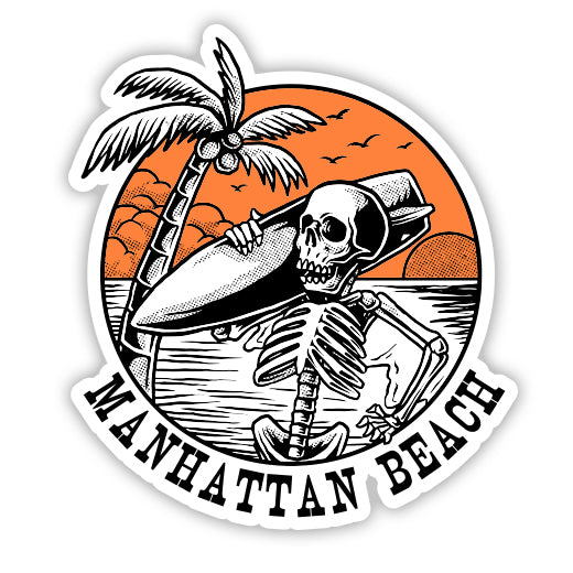 Manhattan Beach California Sticker