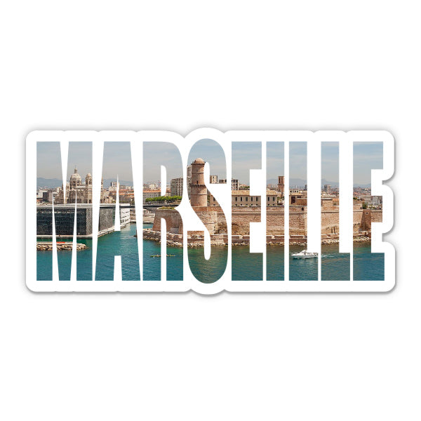 Marseille France Sticker