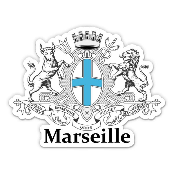 Marseille France Sticker