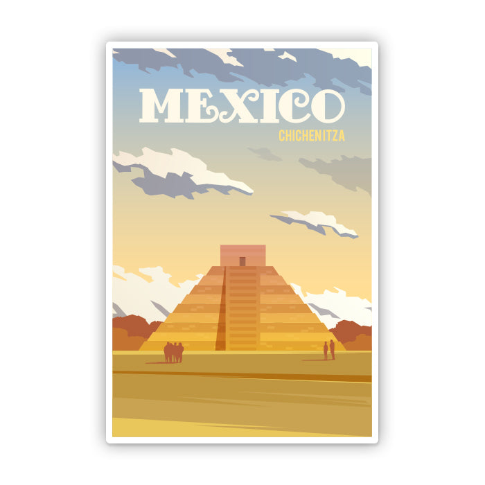 Mexico Chichenitza Travel Sticker