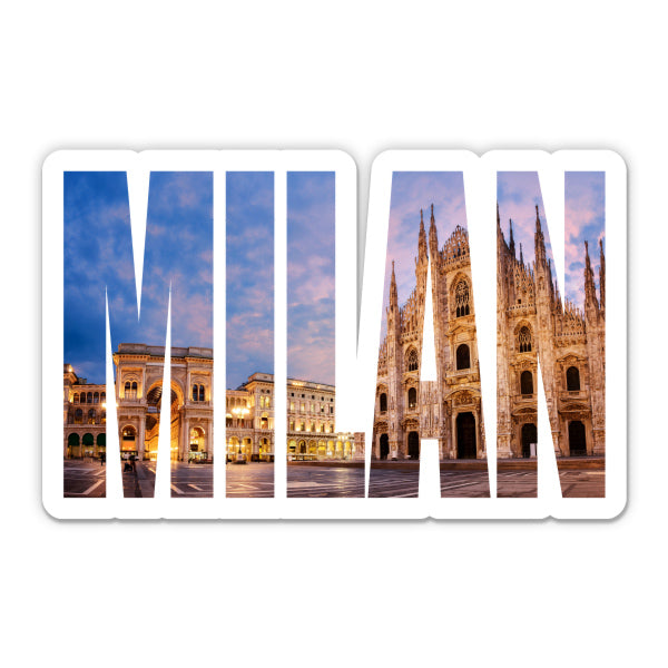 Milan Italy Sticker