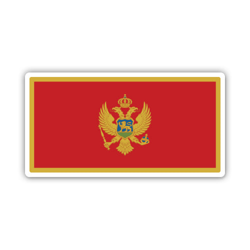 Montenegro Flag Sticker