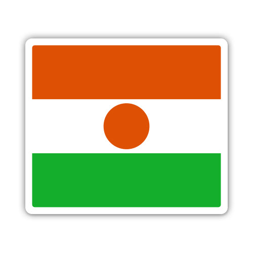 NIger Flag Sticker