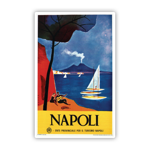 Napoli Ocean Vintage Travel Sticker