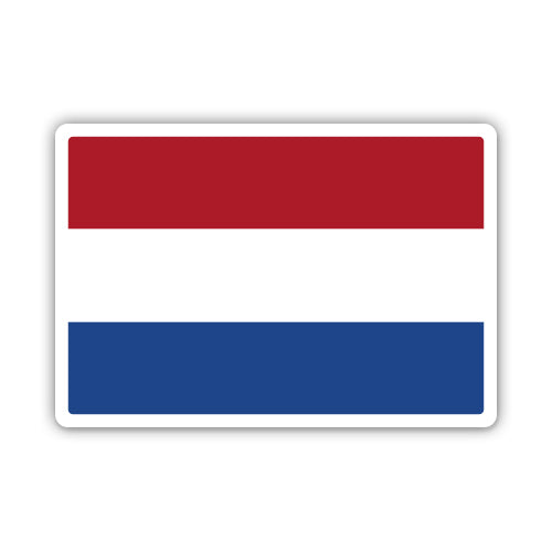 Netherlands Flag Sticker