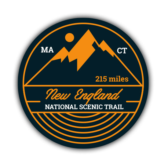 New England Trail National Scenic Trail Sticker