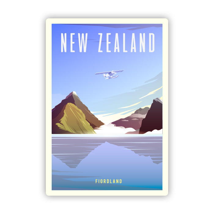 New Zealand Travel Sticker