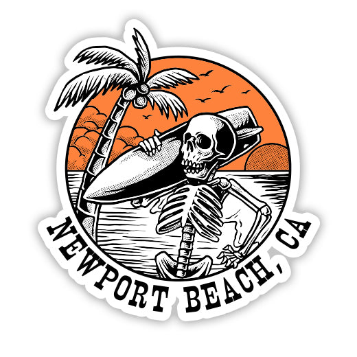 Newport Beach California Sticker