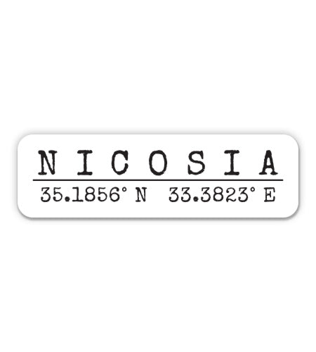 Nicosia Cyprus Sticker
