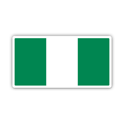 Nigeria Flag Sticker
