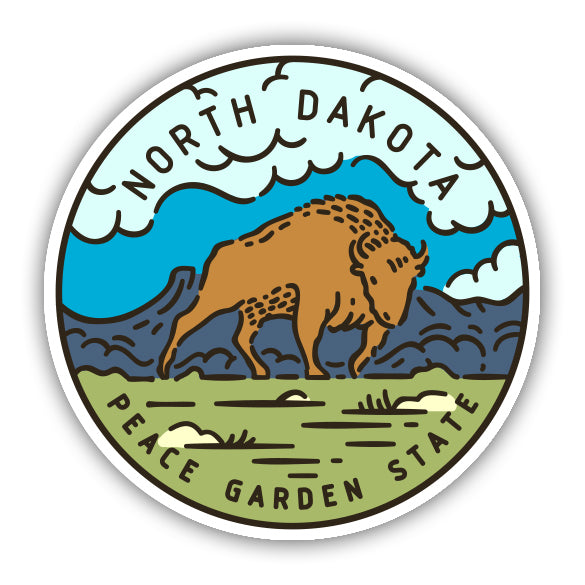 North Dakota Sticker