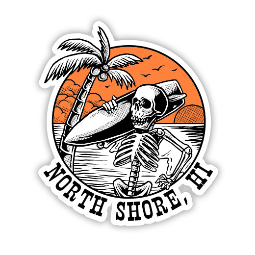 North Shore Hawaii Sticker