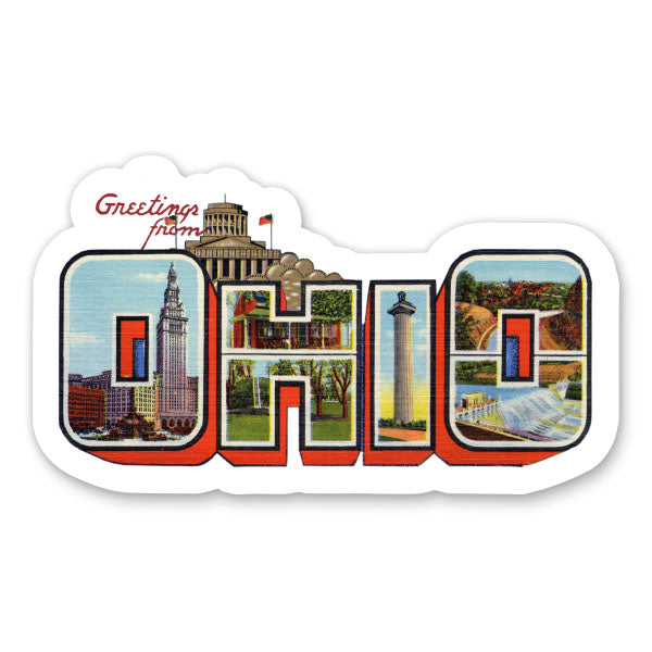 Greetings from Ohio Sticker