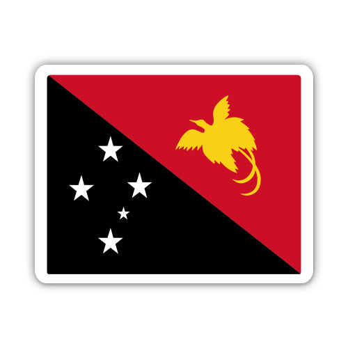 Papua New Guinea Flag Sticker