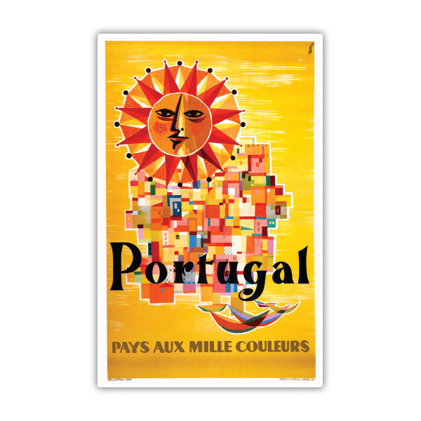 Portugal Vintage Travel Sticker