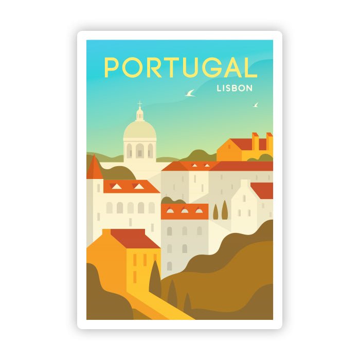 Portugal Lisbon Travel Sticker