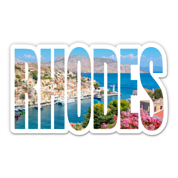 Rhodes Greece Sticker