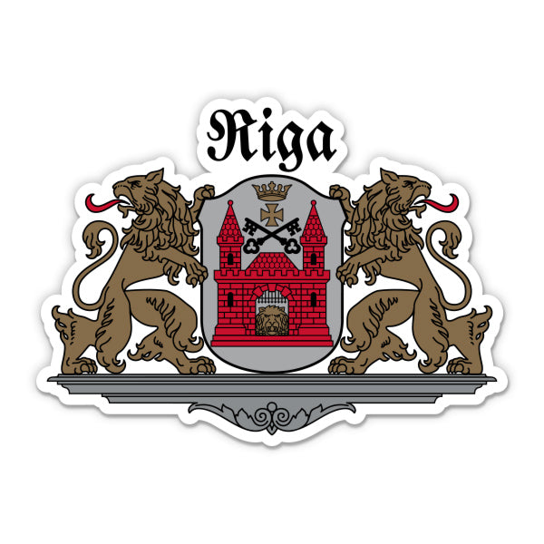 Riga Latvia Sticker