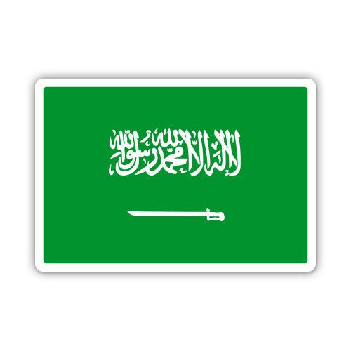 Saudi Arabia Flag Sticker
