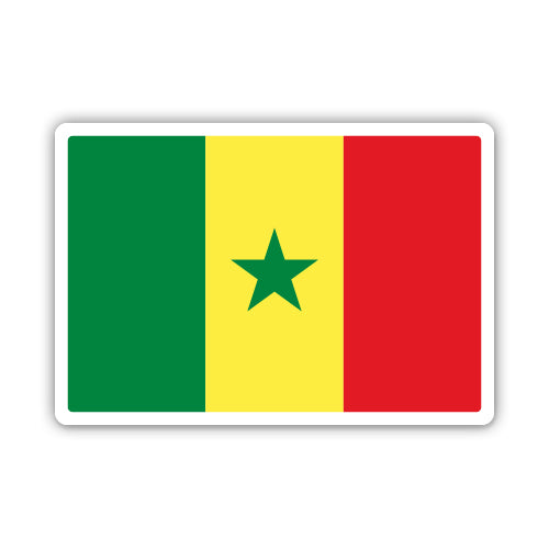 Senegal Flag Sticker