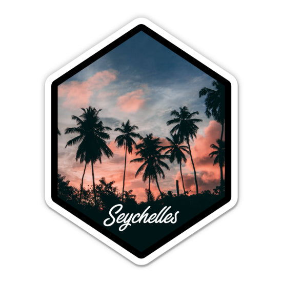 Seychelles Travel Sticker