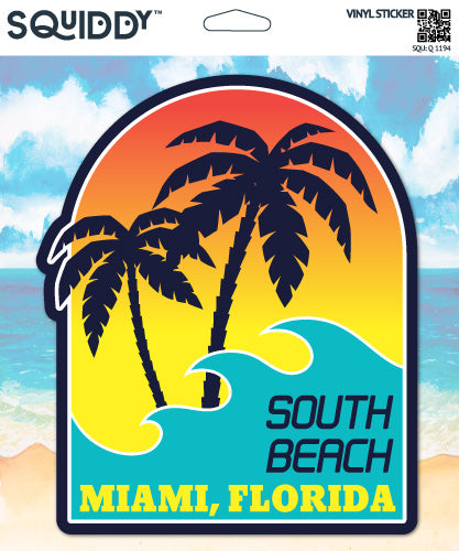 South Beach Florida Sticker