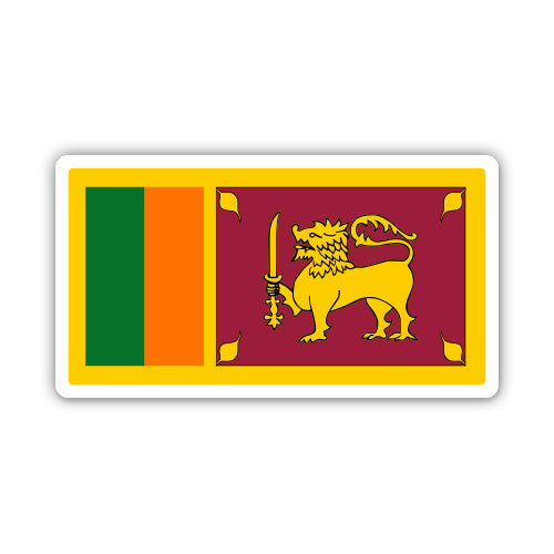 Sri Lanka Flag Sticker