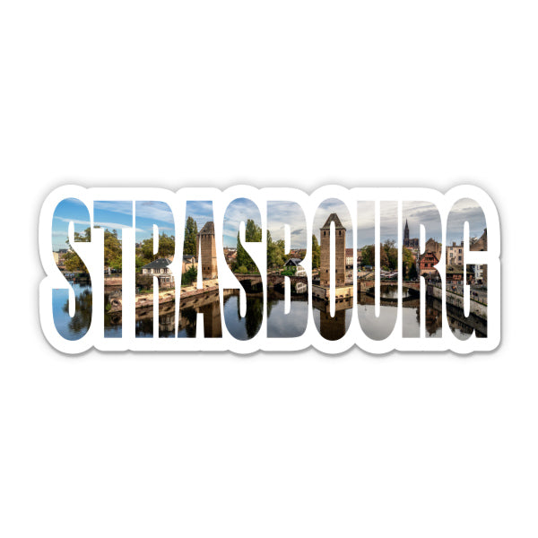 Strasbourg France Sticker