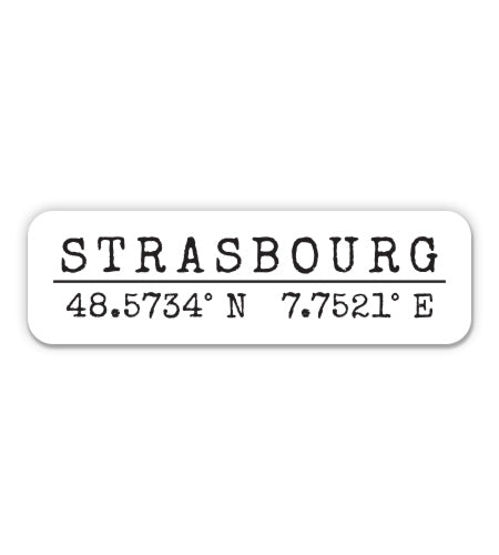 Strasbourg France Sticker