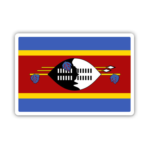 Swaziland Flag Sticker