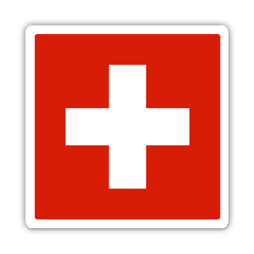 Switzerland Flag Sticker