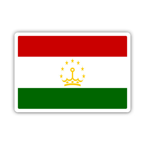 Tajikistan Flag Sticker