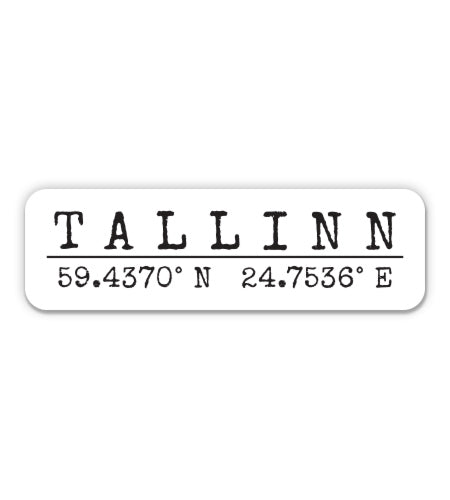 Tallinn Estonia Sticker