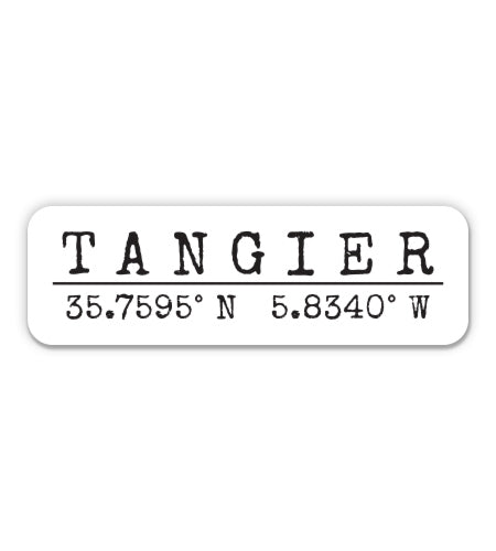 Tangier Morocco Sticker