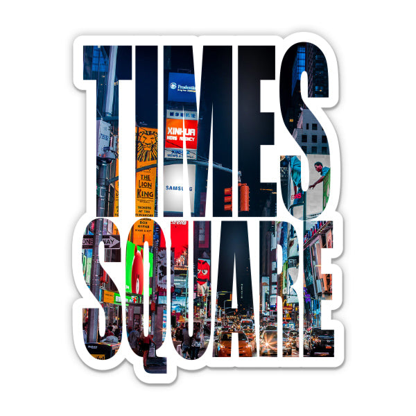 Times Square New York City Sticker