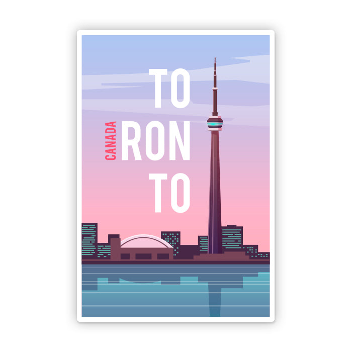 Toronto Canada Travel Sticker