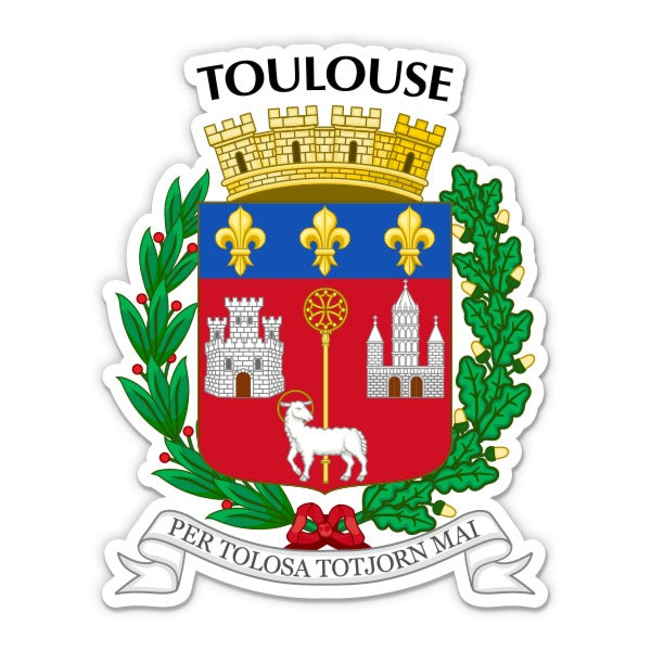 Toulouse France Sticker