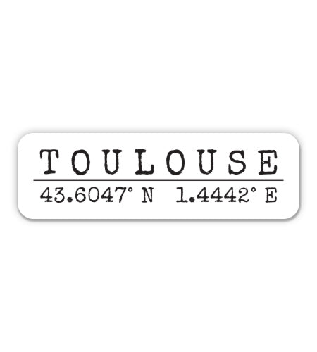 Toulouse France Sticker