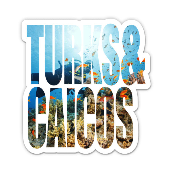Turks and Caicos Diving Sticker