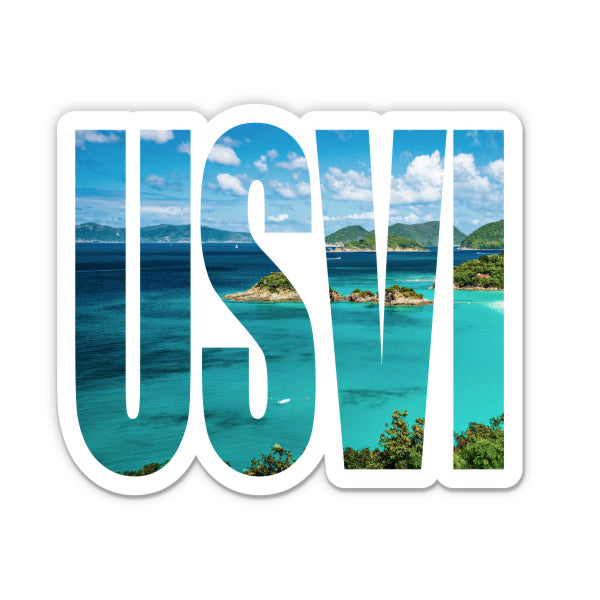 USVI US Virgin Islands Sticker