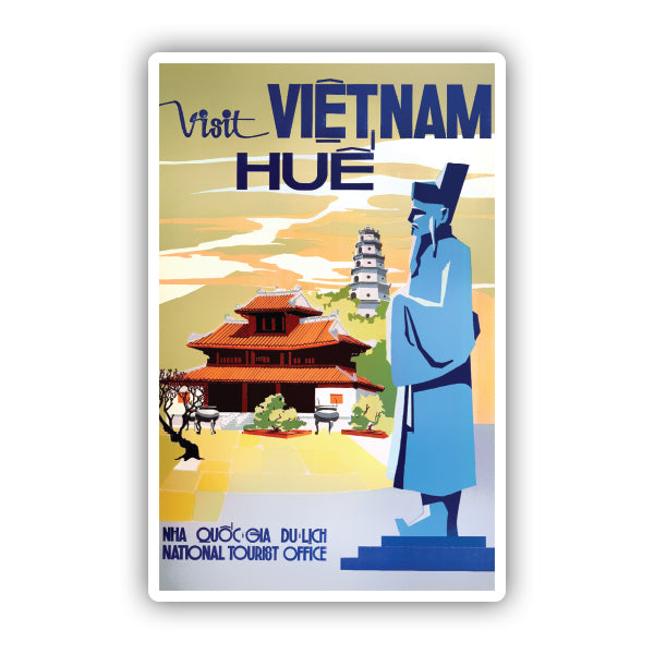 Vietnam Vintage Travel Sticker