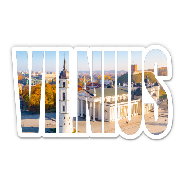 Vilnius Lithuania Sticker