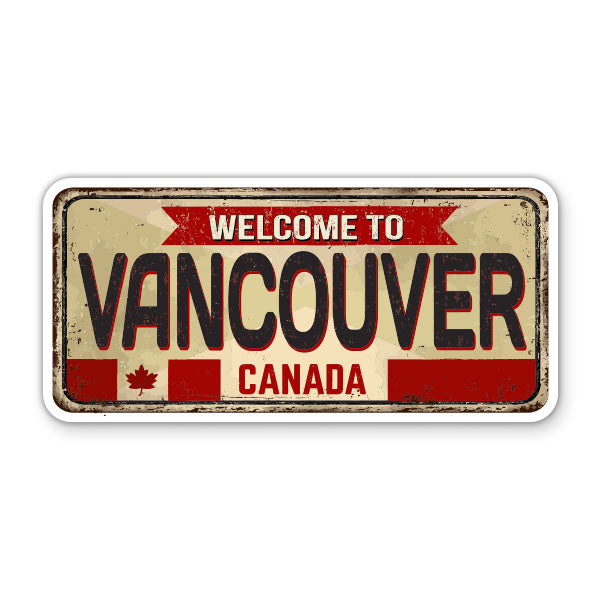 Welcome to Vancouver Canada Sticker