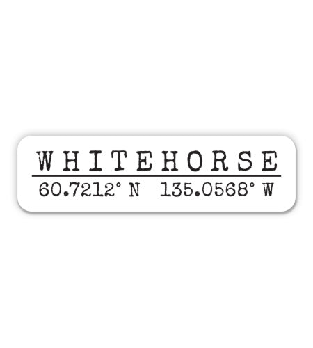 Whitehorse Canada Sticker
