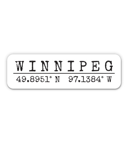 Winnipeg Canada Sticker