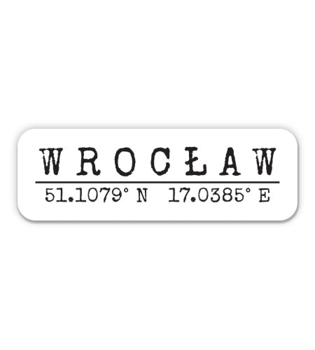 Wroclaw Poland Sticker