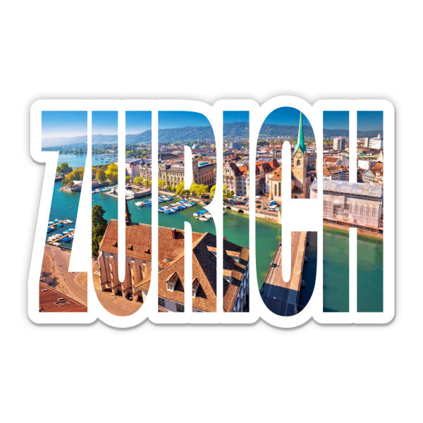 Zurich Switzerland Sticker