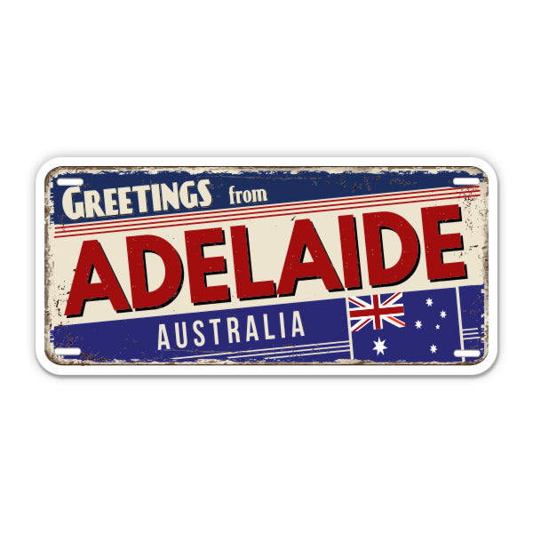 Greetings from Adelaide Australia Sticker